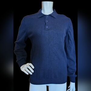 💙 62. Massimo Dutti Men's Large Wool Cashmere Sweater